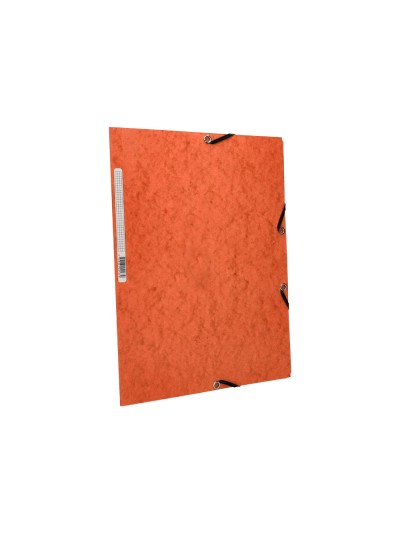 Carpeta q-connect gomas kf02170 carton simil-prespan solapas 320x243 mm naranja