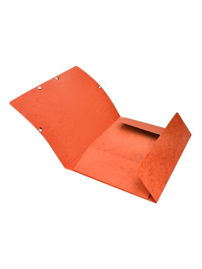 Carpeta q-connect gomas kf02170 carton simil-prespan solapas 320x243 mm naranja