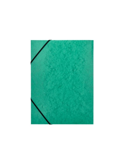 Carpeta q-connect gomas kf02168 carton simil-prespan solapas 320x243 mm verde