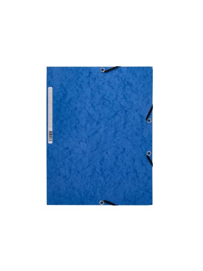 Carpeta q-connect gomas kf02167 carton simil-prespan solapas 320x243 mm azul