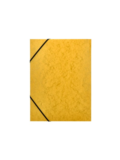 Carpeta q-connect gomas kf02166 carton simil-prespan solapas 320x243 mm amarilla