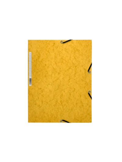 Carpeta q-connect gomas kf02166 carton simil-prespan solapas 320x243 mm amarilla