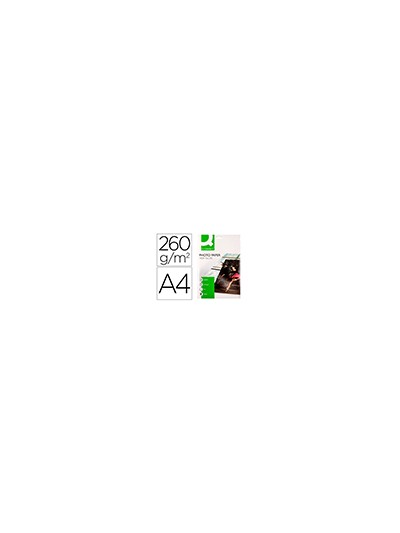 Papel q-connect foto glossy kf02163 din a4 alta calidad digital photo para ink-jet bolsa de 20 hojas de 260 gr