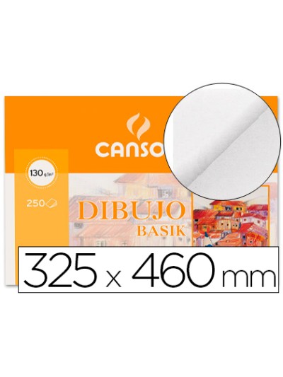 Papel dibujo basik din a3+ 32,5x46 cm sin recuadro minipack de 10 hojas