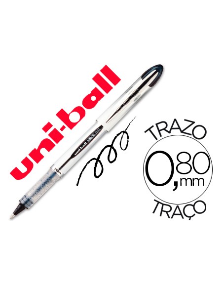 Rotulador uni-ball roller ub-200 vision negro 0,8 mm -unidad