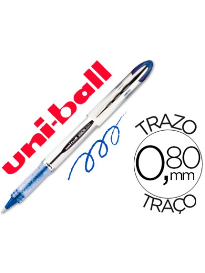 Rotulador uni-ball roller ub-200 vision azul 0,8 mm -unidad