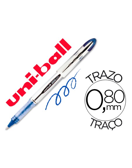 Rotulador uni-ball roller ub-200 vision azul 0,8 mm -unidad