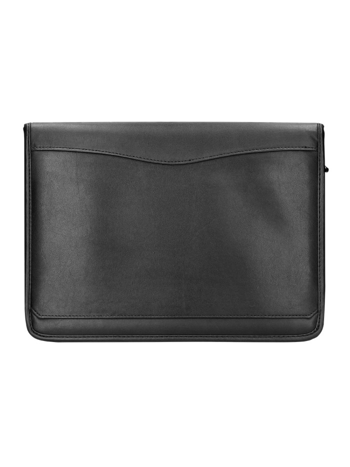 Carpeta portafolios q-connect cremallera 4 anillas 20 mm concalculadora con bolsa para movil color negro 260x355 mm Carpeta portafolios q-connect cremallera 4 anillas 20 mm concalculadora con bolsa para movil color negro 260x355 mm