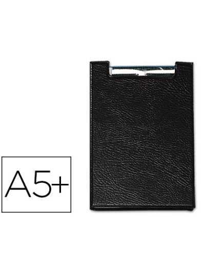 Carpeta saro plastico con pinza cuarto color negro
