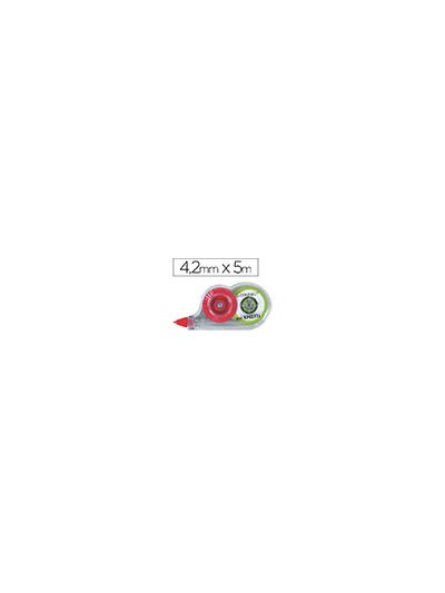 Corrector q-connect cinta mini blanco 4,2 mm x 5 mt en blister