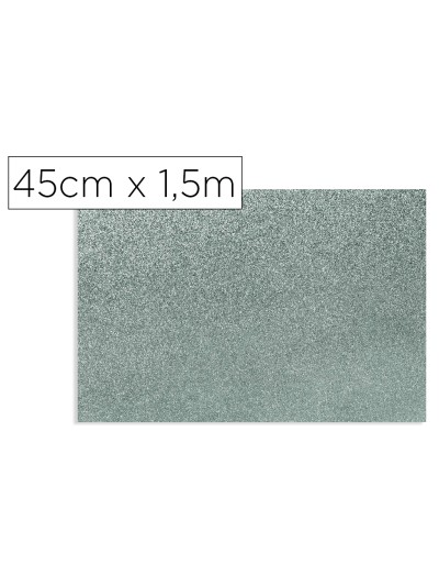 Rollo adhesivo d-c-fix gris metal brillo ancho 45 cm largo 1,5 mt