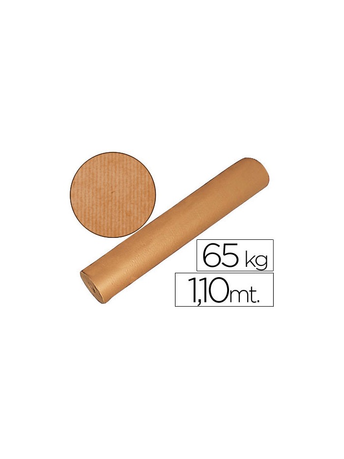 Papel kraft marron bobina 1,10 mt de altura 60/65 kg longitud 812 mt Papel kraft marron bobina 1,10 mt de altura 60/65 kg longitud 812 mt