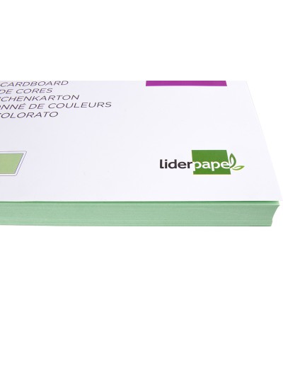 Cartulina liderpapel a3 180g/m2 verde paquete de 100 hojas