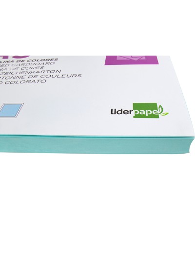 Cartulina liderpapel a3 180g/m2 celeste paquete de 100 hojas