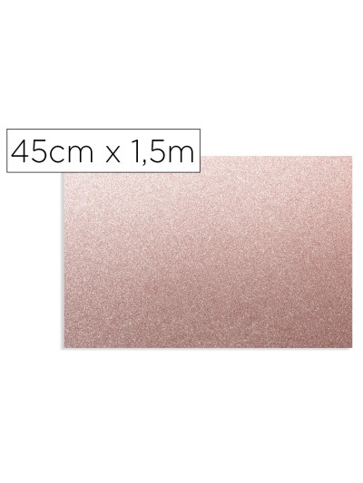 Rollo adhesivo d-c-fix rosa metal brillo ancho 45 cm largo 1,5 mt