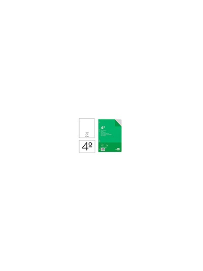 Recambio liderpapel cuarto 100 hojas 60g/m2 liso sin margen 6 taladros