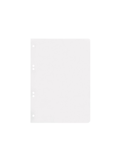 Recambio liderpapel cuarto 100 hojas 60g/m2 liso sin margen 6 taladros