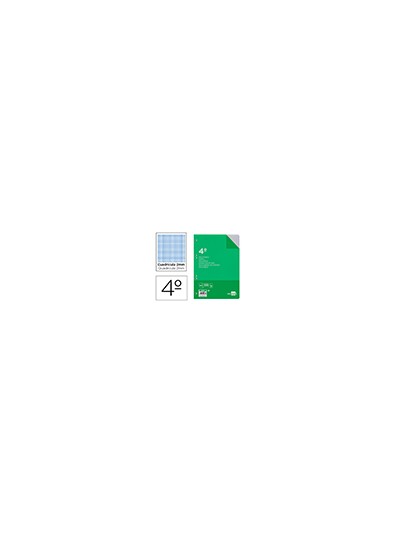 Recambio liderpapel cuarto 100 hojas 60g/m2 milimetrado sin margen 6 taladros