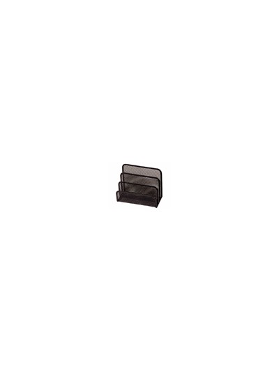 Soporte para cartas q-connect metalico rejilla negro 170x135x83mm