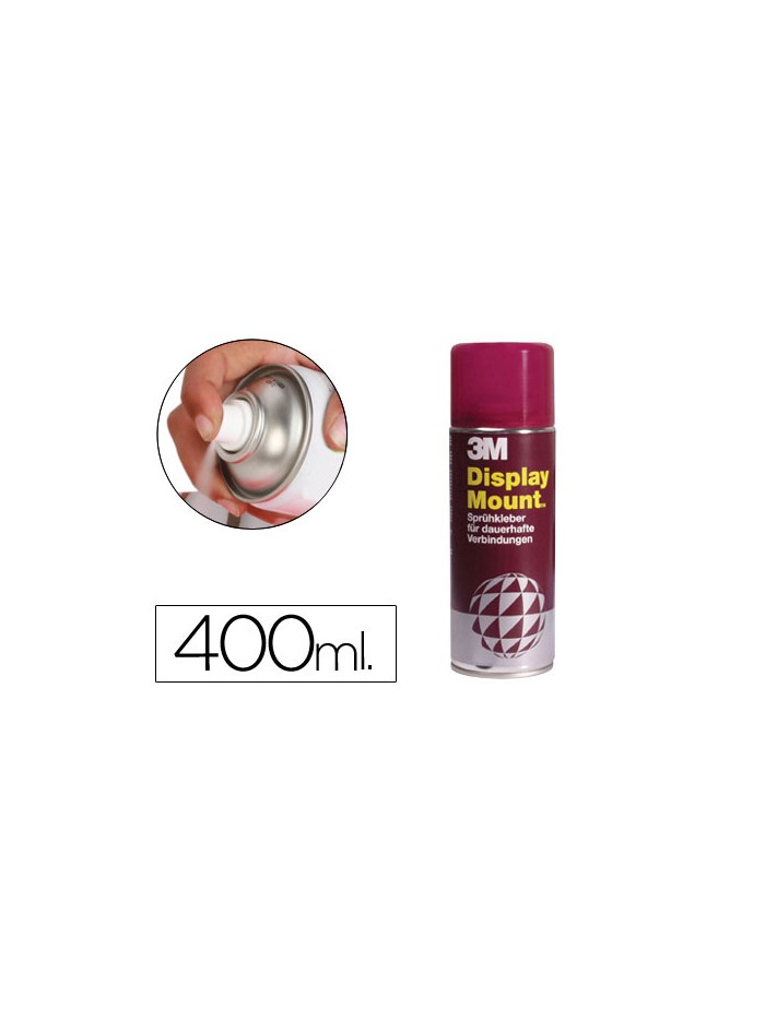 Pegamento 3m spray display mount adhesivo permanente bote de 400 ml Pegamento 3m spray display mount adhesivo permanente bote de 400 ml