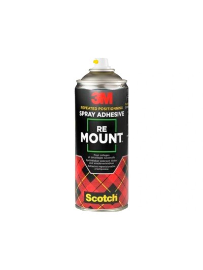 Pegamento 3m spray remount adhesivo reposicionable indefinidamente bote de 400 ml