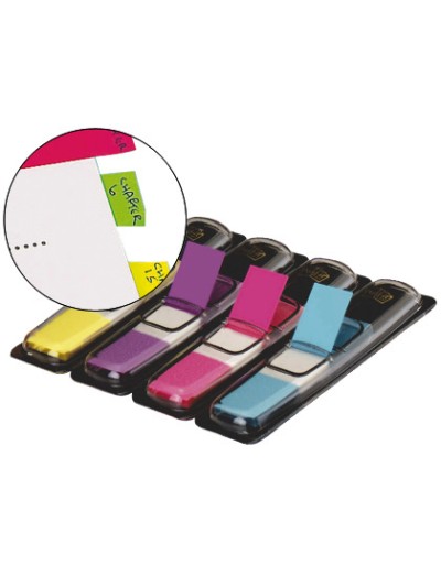 Banderitas separadoras 683-4ab dispensador 4 colores brillantes