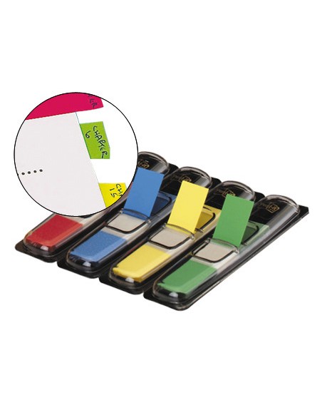 Banderitas separadoras 683-4 dispensador 4 colores