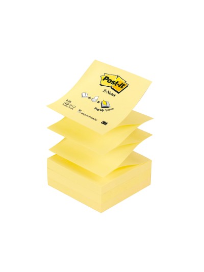 Bloc de notas adhesivas quita y pon post-it 76x76 mm z-notes