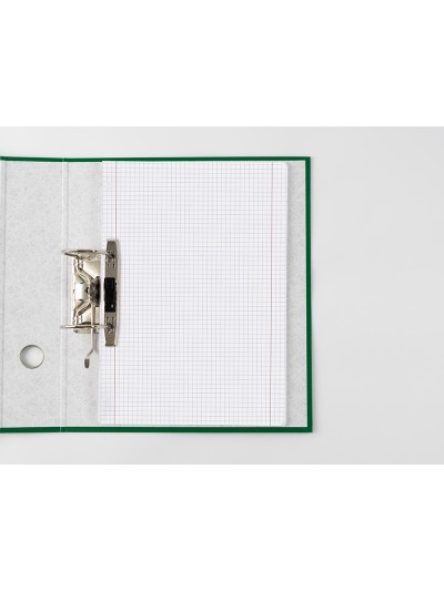 Recambio liderpapel a4 100 hojas 100g/m2 cuadro 5mm con doble margen 4 taladros