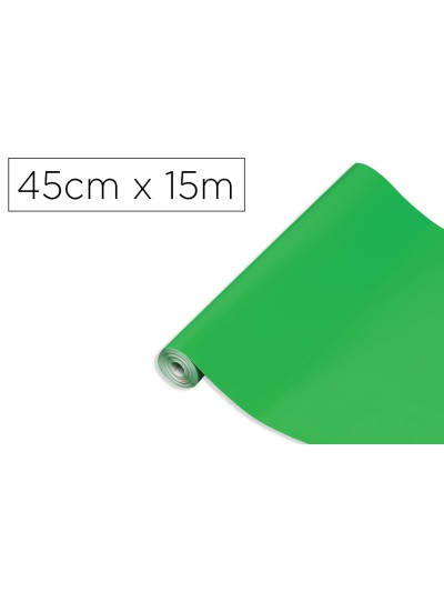 Rollo adhesivo d-c-fix verde ancho 45 cm largo 15 mt