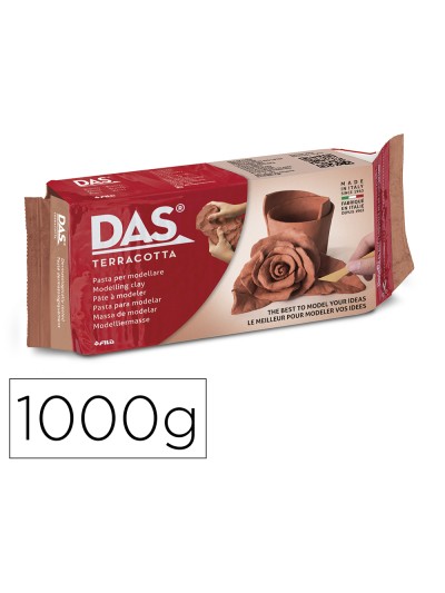 Pasta das terracota para modelar seca sin coccion 1000 gr
