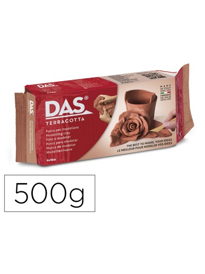 Pasta das terracota para modelar seca sin coccion 500 gr