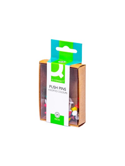 Señalizador de planos q-connect caja de 25 unidades colores surtidos