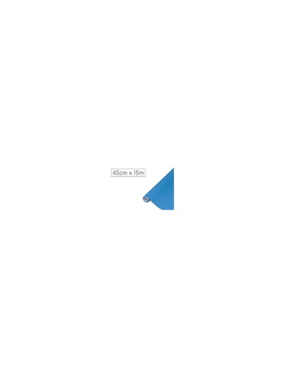 Rollo adhesivo d-c-fix azul real ancho 45 cm largo 15 mt