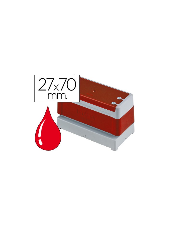 Sello automatico brother 27 mm x 70 mm rojo Sello automatico brother 27 mm x 70 mm rojo