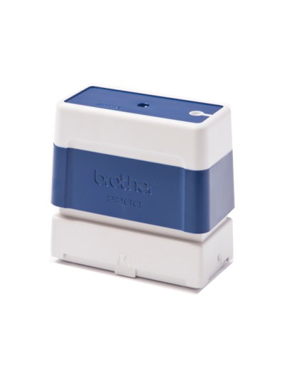 Sello automatico brother 22 mm x 60 mm azul