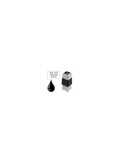 Sello automatico brother 12 mm x 12 mm negro