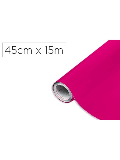 Rollo adhesivo d-c-fix magenta ancho 45 cm largo 15 mt
