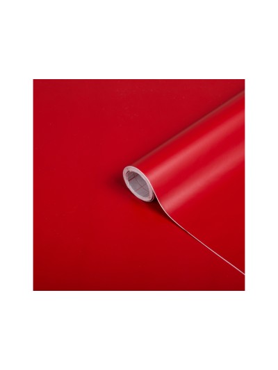 Rollo adhesivo d-c-fix rojo señales mate ancho 45 cm largo 15 mt