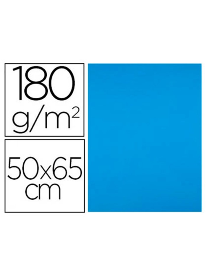 Cartulina liderpapel 50x65 cm 180g/m2 azul turquesa Cartulina liderpapel 50x65 cm 180g/m2 azul turquesa