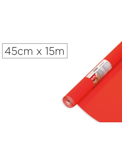 Rollo adhesivo d-c-fix bermellon ancho 45 cm largo 15 mt