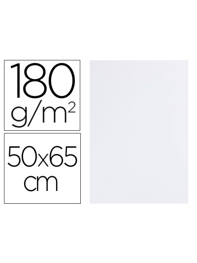 Cartulina liderpapel 50x65 cm 180g/m2 blanco
