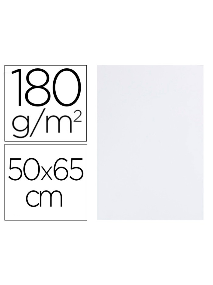 Cartulina liderpapel 50x65 cm 180g/m2 blanco Cartulina liderpapel 50x65 cm 180g/m2 blanco