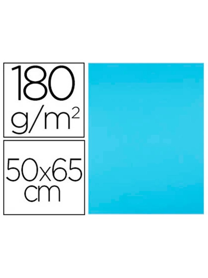 Cartulina liderpapel 50x65 cm 180g/m2 celeste Cartulina liderpapel 50x65 cm 180g/m2 celeste