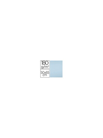 Cartulina liderpapel 50x65 cm 180g/m2 azul