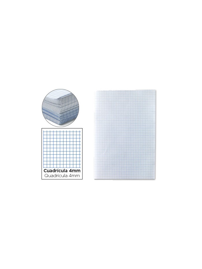 Papel florete liderpapel cuadro 4mm 60 gr paquete de 250 hojas Papel florete liderpapel cuadro 4mm 60 gr paquete de 250 hojas