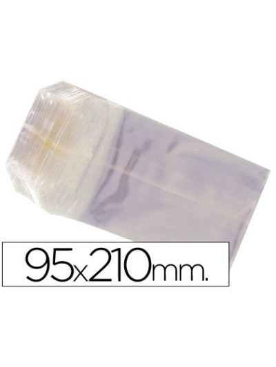 Bolsa celofan 95x210 mm paquete 100 unidades