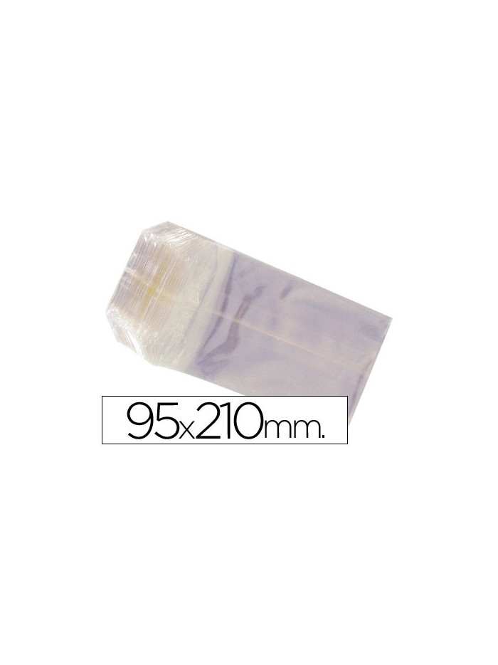 Bolsa celofan 95x210 mm paquete 100 unidades Bolsa celofan 95x210 mm paquete 100 unidades