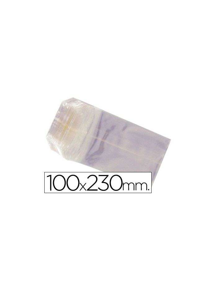 Bolsa celofan 100x230 mm paquete 100 unidades Bolsa celofan 100x230 mm paquete 100 unidades