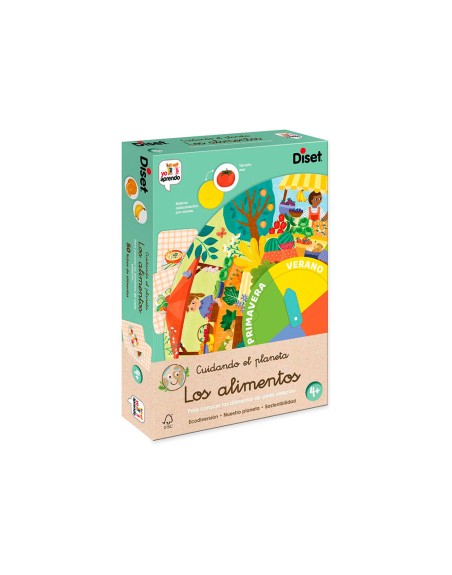 Juego diset didactico yo aprenda cuidando el planeta los alimentos